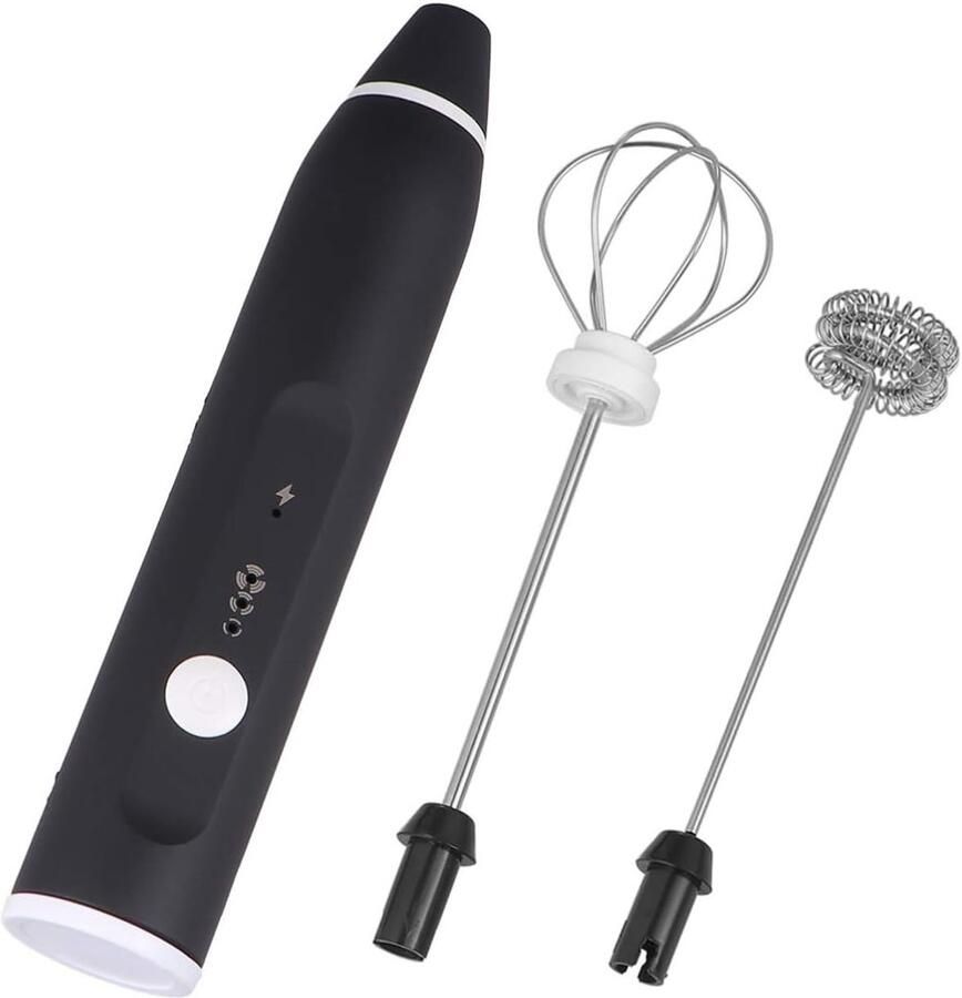 Kivora B.V. 1 stuks schuimmaker voor koffie keukengerei melkschuimer eiklopper compacte handmixer elektrische schuim- en eiklopmachine