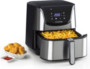 Klarstein Aero Vital deluxe heteluchtfriteuse 1700W 5 4 liter rvs zilver