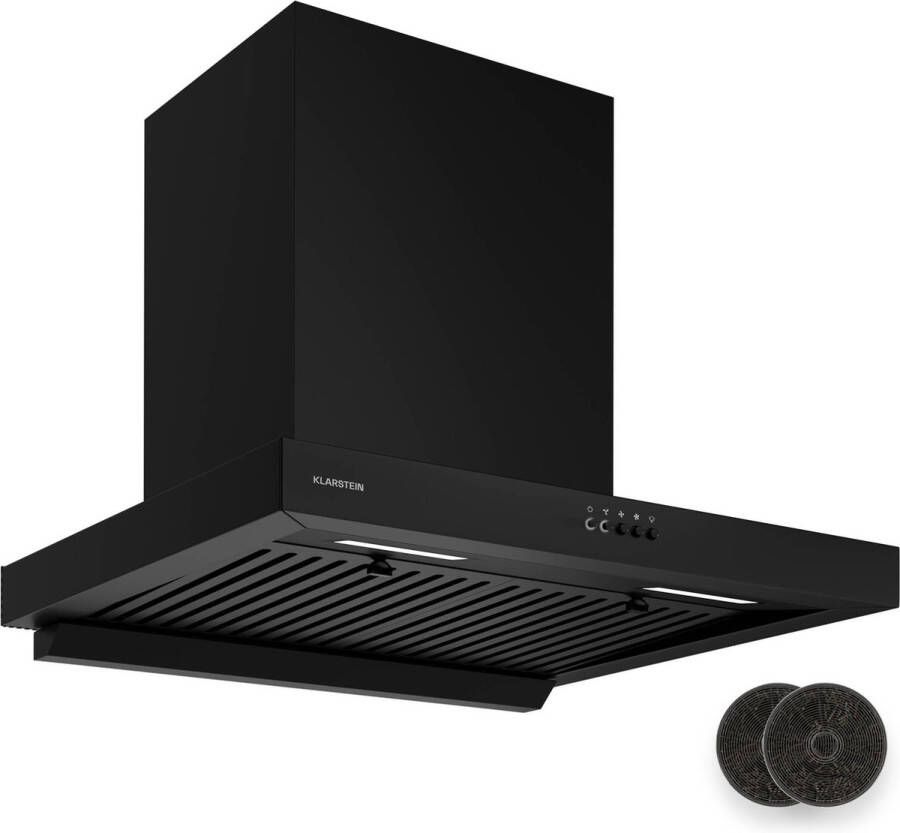 Klarstein AeroClean Afzuigkap 649 9 m³ h A++ Zwart