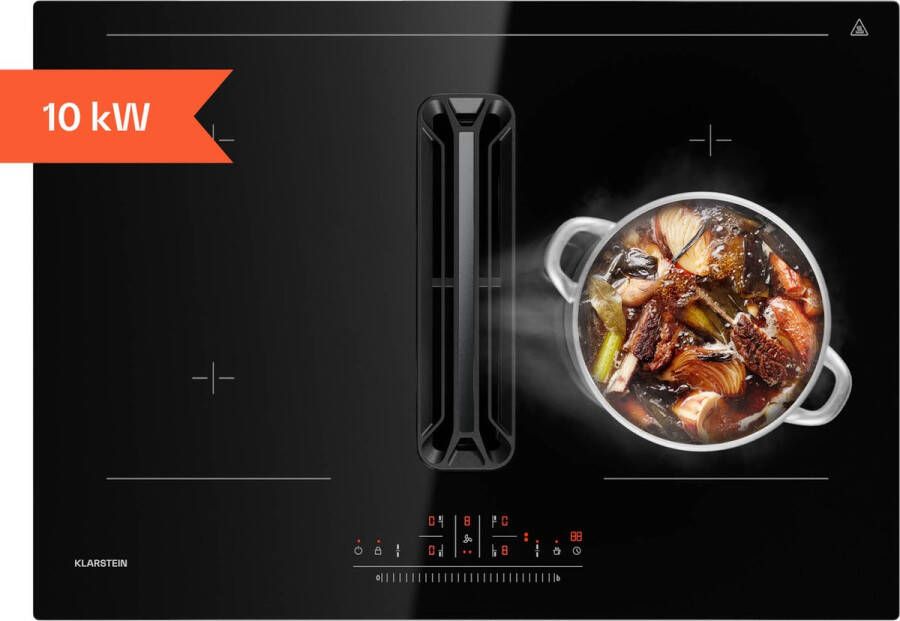 Klarstein AirJet 72 Down Air System Inductiekookplaat met afzuigkap - Foto 3