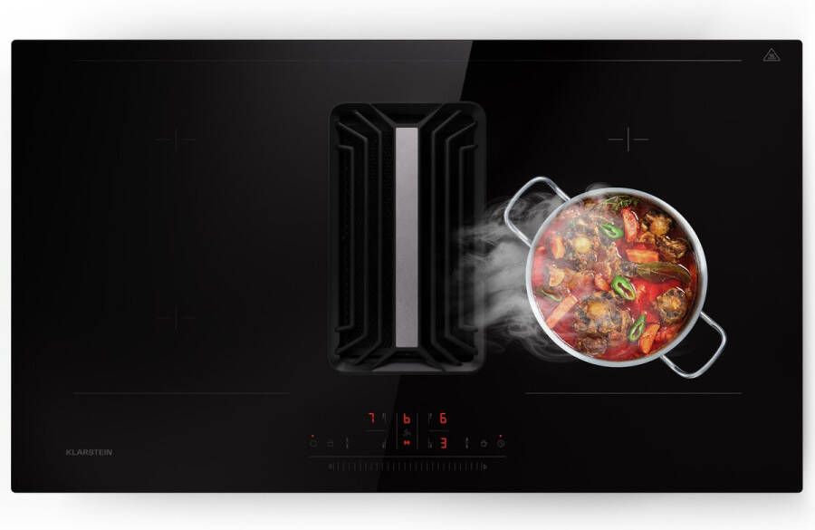 Klarstein Airjet Afzuigkap + Inductiekookplaat 4 Zones 754 M³ H - Foto 2