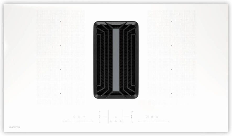 Klarstein AirJet FlexPro Down Air System kookplaat + afzuigkap wit - Foto 2