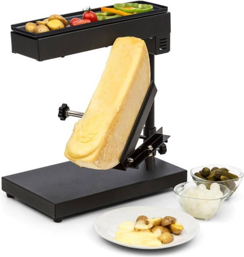 Klarstein Appenzell Peak raclette met grill 1000W thermostaatschakelaar zwart - Foto 1