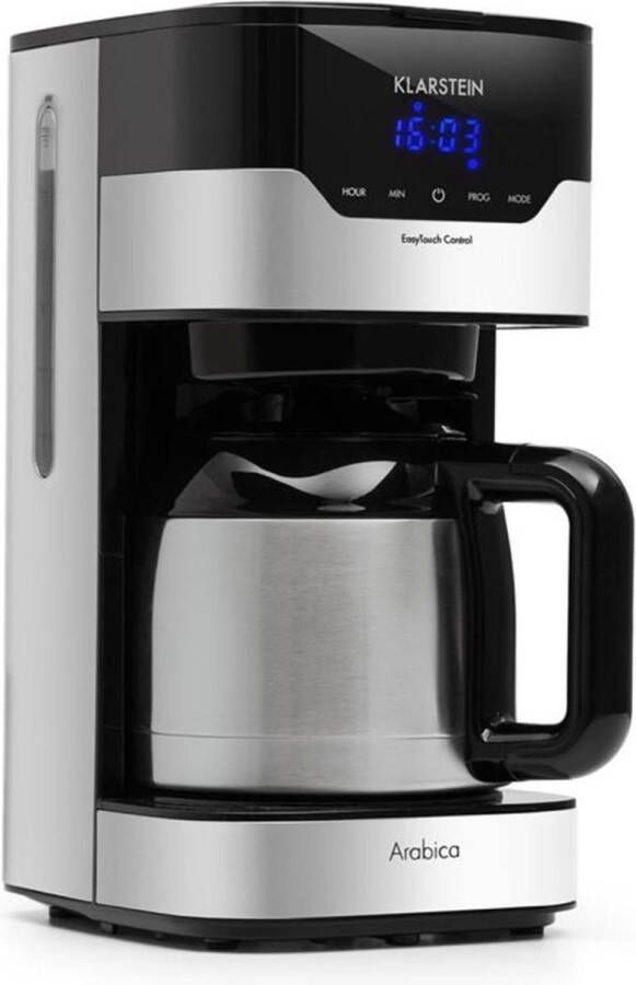 Klarstein Arabica koffiezetapparaat 900W EasyTouch Control zilver zwart - Foto 2