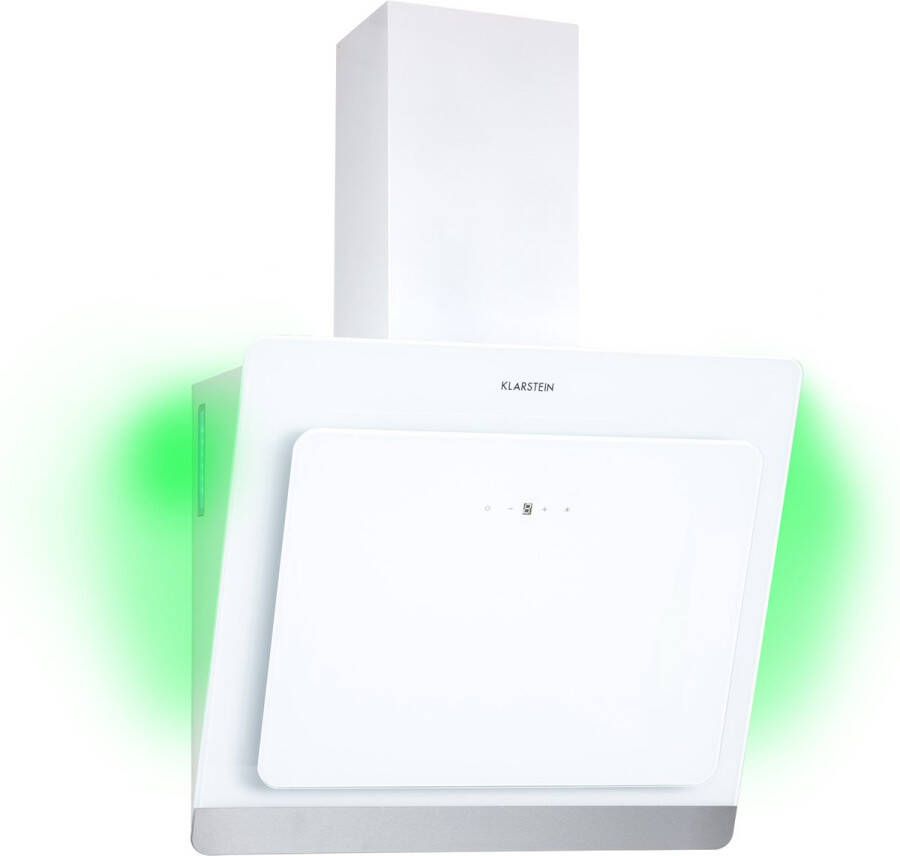 Klarstein Dunstabzugshaube 60cm Abluft Dunstabzugshaube Abzugshaube met Kohlektiv Filter Dunstabzug met 563m³ h Luftstrom Wandhauben voor Küche met RGB LEDs Leise Dunstabzugshauben 60 cm – geschikt voor thuisfitness en sportschoolgebruik duurza - Foto 1