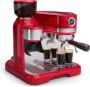 Klarstein Bella Café espressomachine vintage maalwerk 19 bar melkschuim drukmeter 1150 W - Thumbnail 2