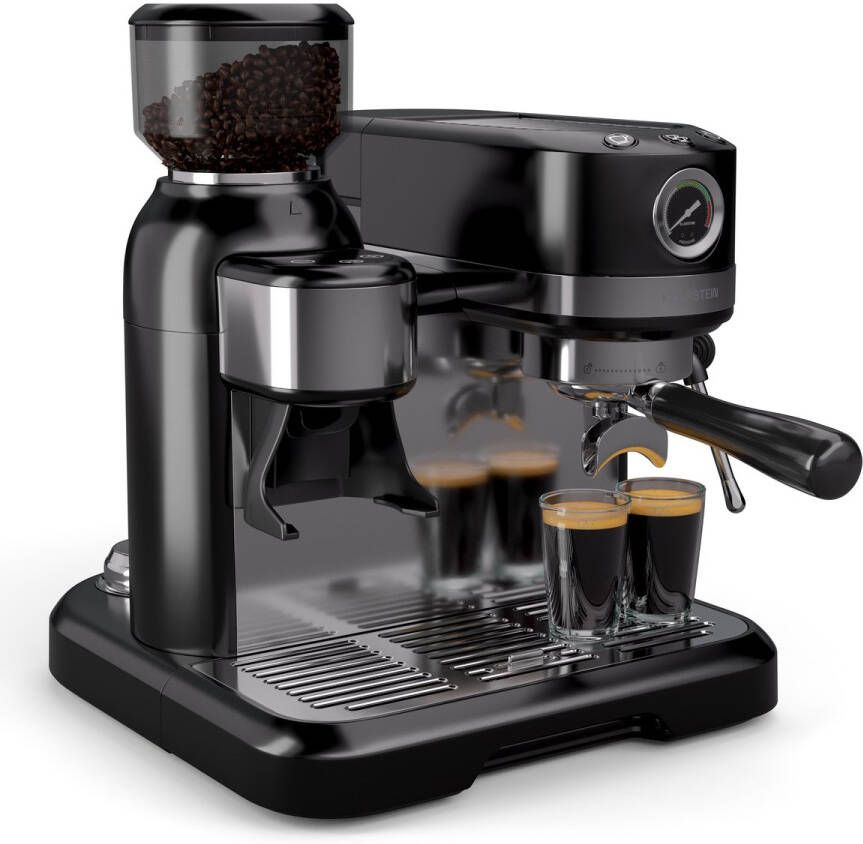 Klarstein Bella Café espressomachine vintage maalwerk 19 bar melkschuim drukmeter 1150 W - Foto 3