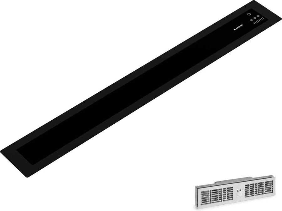 Klarstein Brisa Afzuigkap A+ 710 M³ H Geluidsarm 42-66 dB Touch control 90 cm LED-verlichting Roestvrij staal