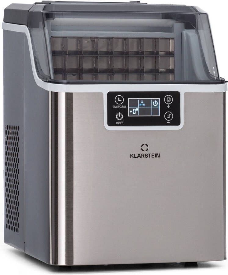 Klarstein Chios ijsblokjesmachine 20 kg 24 h auto-clean 3 2 liter watertank