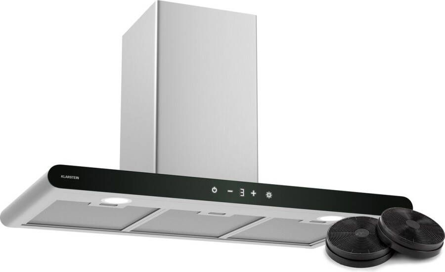 Klarstein CurveVent afzuigkap 700 m³ h touch led 110 W EEK A+