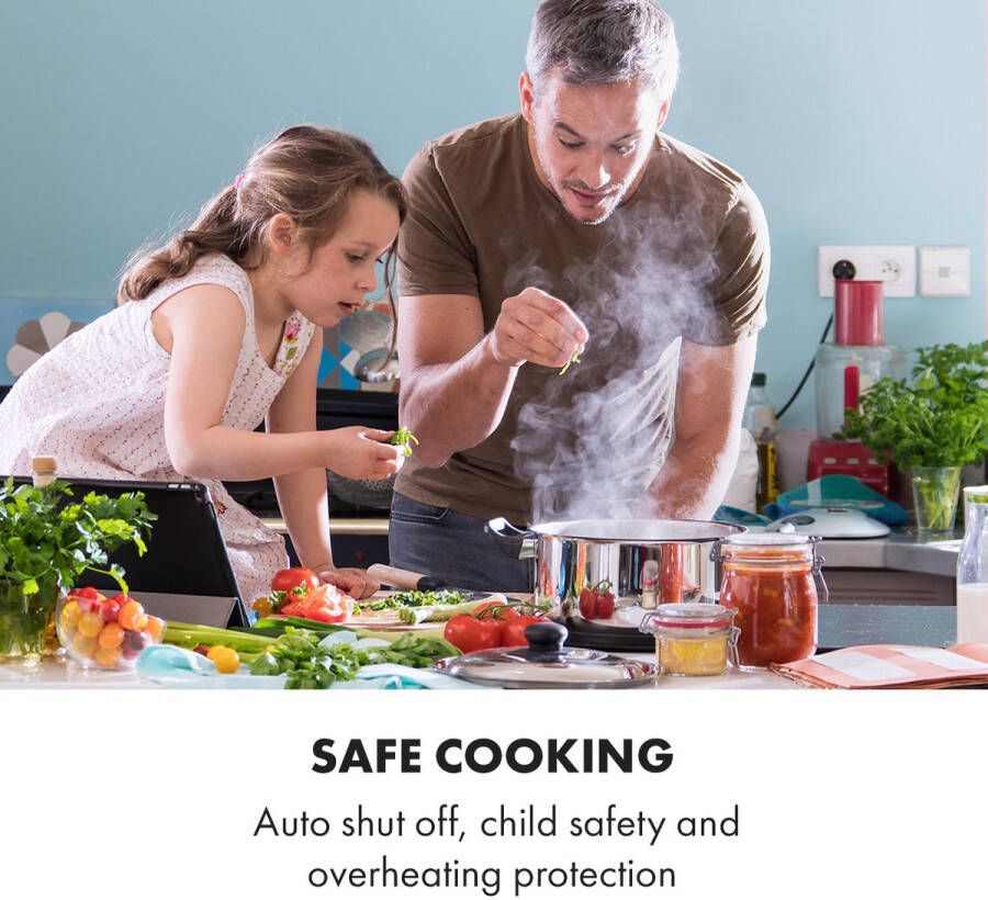 Klarstein Delicatessa 90 Flex- Inbouw Kookplaat Inductie 5 Kookzones 7400W Minimaal Energieverbruik Glaskeramische Kookplaat Onderhoudsvriendelijk Flexibele Kookplaten Slider-Functie Krachtig Elegant Design Zwart