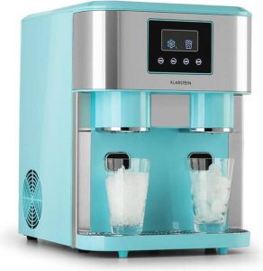 Klarstein Eiszeit Crush ijsblokjesmachine 3-in-1: ijsklontjes crushed ice en ijswater 15 18 kg 24h Watertank: 1 8 liter