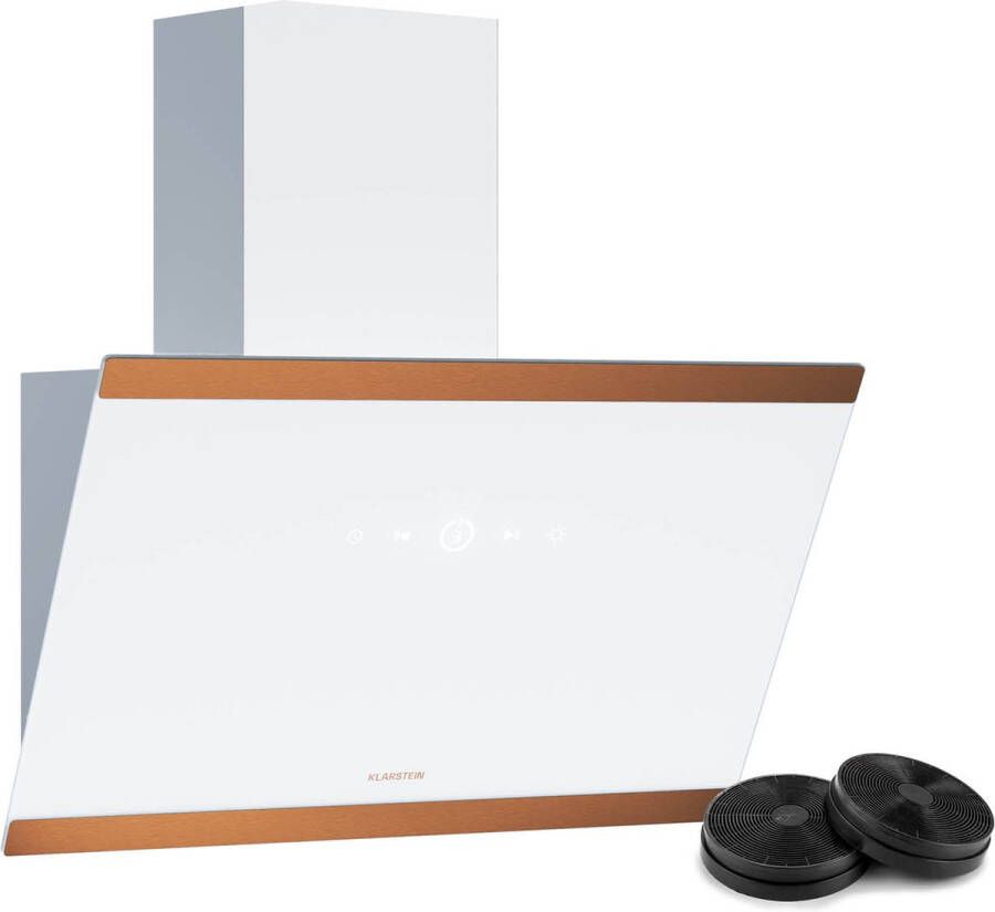 Klarstein FlashLine 60 afzuigkap A++ wit & koper - Foto 1