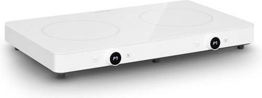 Klarstein Futurechef Dubbele Inductiekookplaat Vrijstand Elektrische Kooplaat 2 Zones 10 Standen 3000 Watt Max. Inclusief Timer Glaskeramiek Elegant En Onderhousvriendelijk Snelle Hitte Panherkenning LED-Weergave Zwart - Foto 2