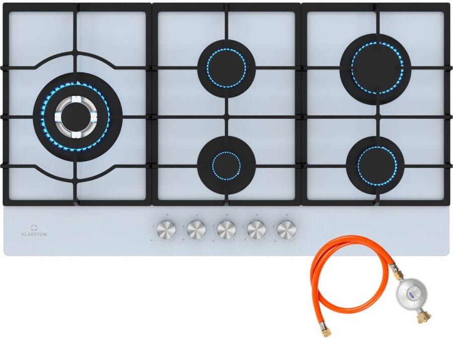 Klarstein Ignito Chef Edition gaskookplaat 5 branders elektr. ontsteking