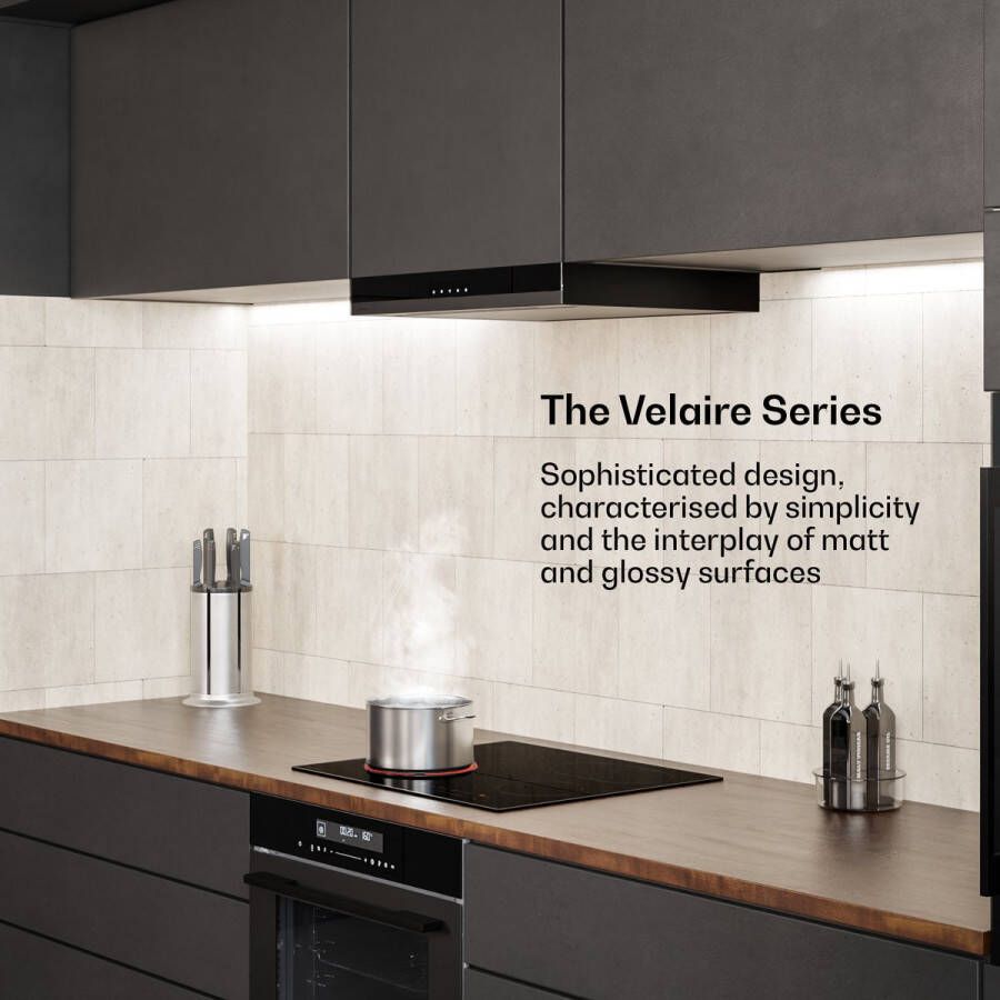 Klarstein keramische kookplaat 60 cm 4-pits elektrische kookplaat met touchbediening 6700 W timer en kinderslot warmte-indicator glazen oppervlak strak design voor moderne keukens