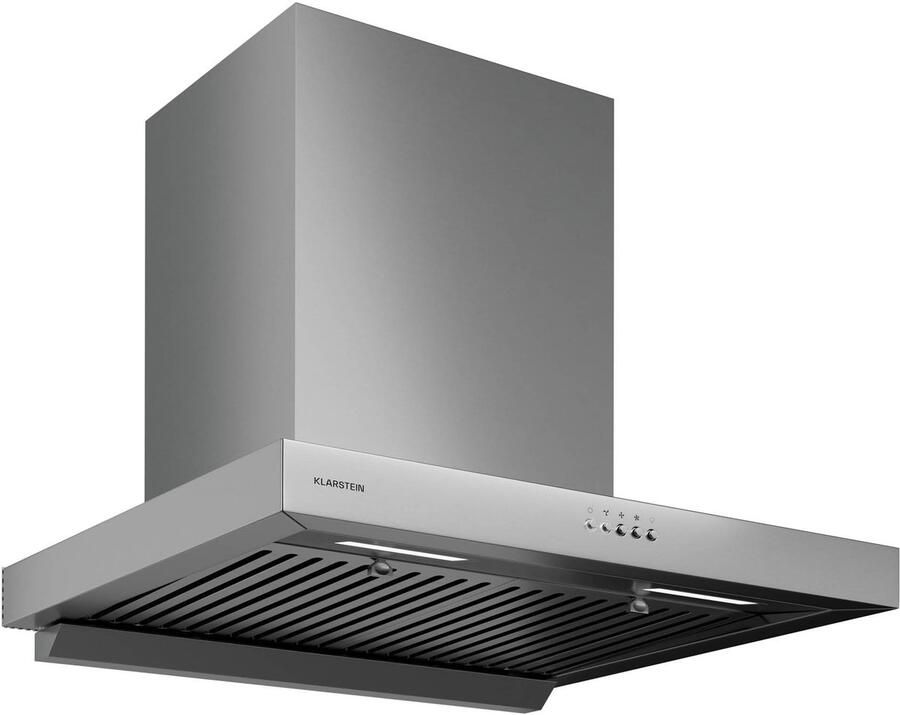 Klarstein AeroClean Dunstabzugshaube 60 cm Wandhaube Boost Modus 721 m³ h A++ Energieeffizienz LED Beleuchtung 3800 4200 K Edelstahl Abluft & Umluft Drucktasten 52 68 dB – geschikt voor thuisfitness en sportschoolgebruik duurzame constructie