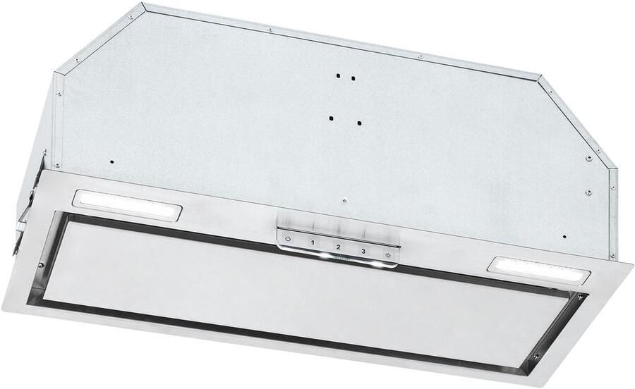 Klarstein Afzuigkap Afvoer-afzuigkap met vaatwasserbestendig aluminium filter Stille afvoer-afzuigkap 380 m³ u luchtstroom Wandkappen met LEDs Afzuigkap voor wandmontage