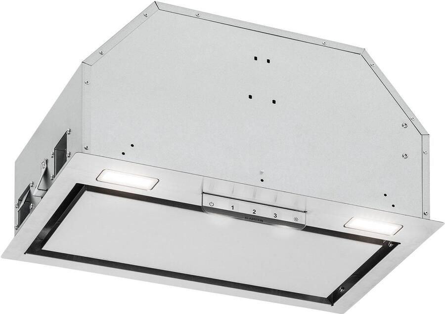 Klarstein Dunstabzugshaube Abluft Dunstabzugshaube met Filter aus Aluminium Spülmaschinenfest Leiser Abzugshaube voor Abluft 397 m³ h Luftstrom Wandhauben met LEDs Dunstabzug zur Wandmontage – geschikt voor thuisfitness en sportschoolgebruik du
