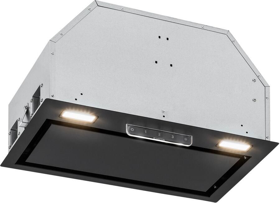 Klarstein Dunstabzugshaube Abluft Dunstabzugshaube met Filter aus Aluminium Spülmaschinenfest Leiser Abzugshaube voor Abluft 397 m³ h Luftstrom Wandhauben met LEDs Dunstabzug zur Wandmontage – geschikt voor thuisfitness en sportschoolgebruik du