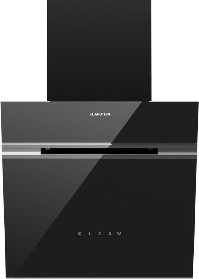 Klarstein Afzuigkap Alina 570 m³ h Afzuigkap touchbediening A-Energie-efficiëntie LED-verlichting Stil 54 dB Afvoer & Recirculatie 39 8x114x37 6 cm Zwart 120 cm voor Keuken Energiezuinig Dampkap Wasemkap