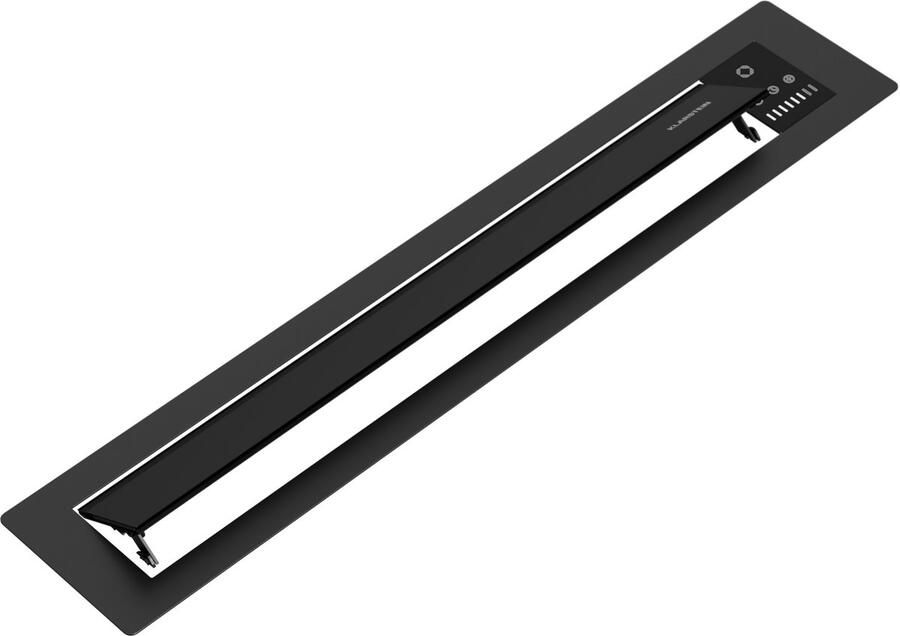 Klarstein Afzuigkap Brisa 60 cm A+ Energie-efficiëntie 710 m³ h Luchtstroom Stil 42-66 dB Touchbediening Flip-Open Techniek LED-Verlichting Roestvrijstaal Recirculatie Mogelijk 43 cm voor Keuken Afzuiging Vetfilter RVS - Foto 2