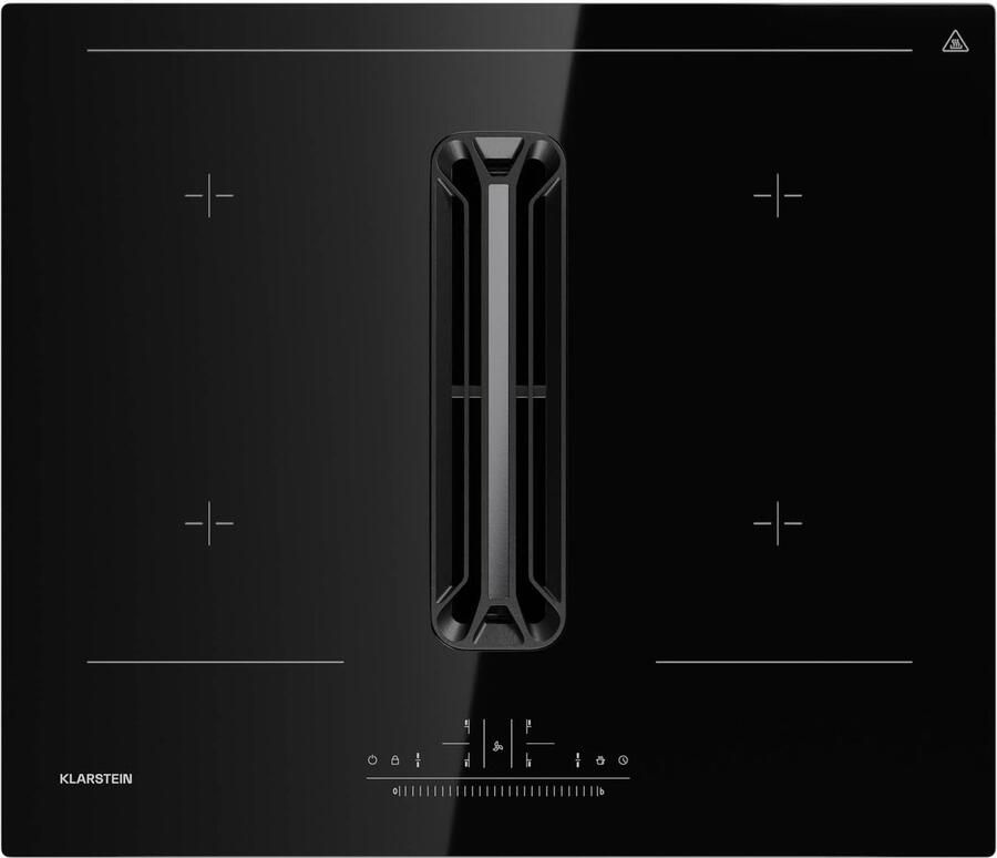 Klarstein AirJet 60 Down Air System Inductiekookplaat met afzuigkap