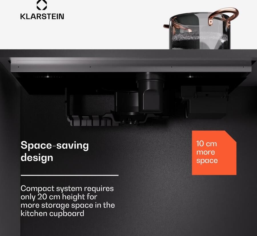 Klarstein Airjet Afzuigkap + Inductiekookplaat 4 Zones 754 M³ H - Foto 3