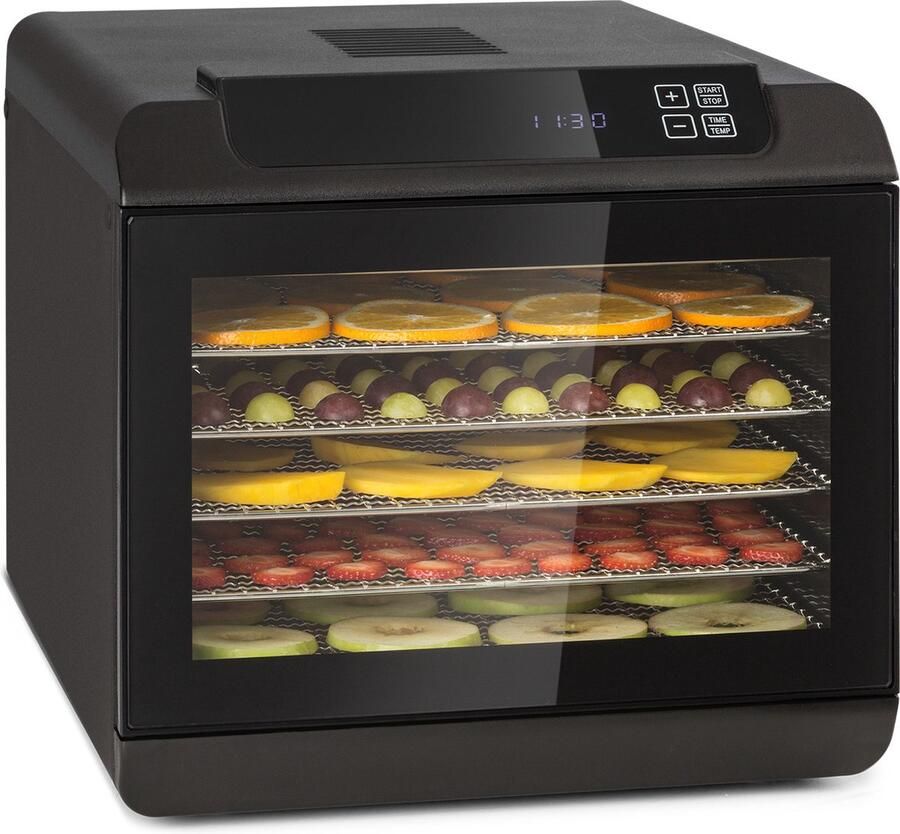 Klarstein Arizona Jerky droogautomaat 500W 35-70°C digitaal touch display zwart