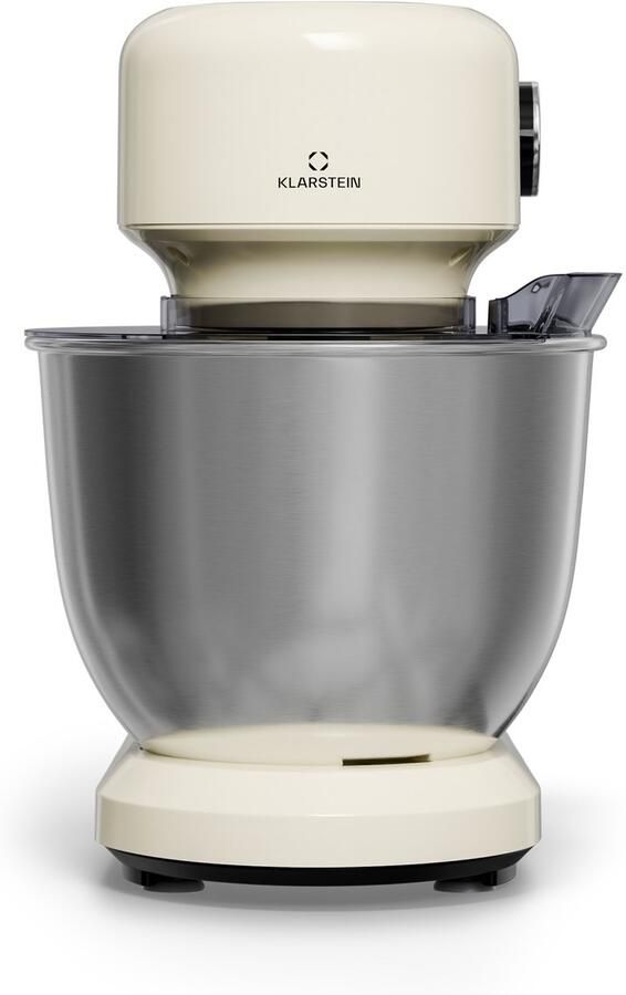 Klarstein Bella Evo 1500W keukenrobot – 5 liter roestvrijstalen kom 12 snelheden planetaire mixfunctie pulsefunctie deeghaak klopper en garde keukenrobot voor bakken room - Foto 3