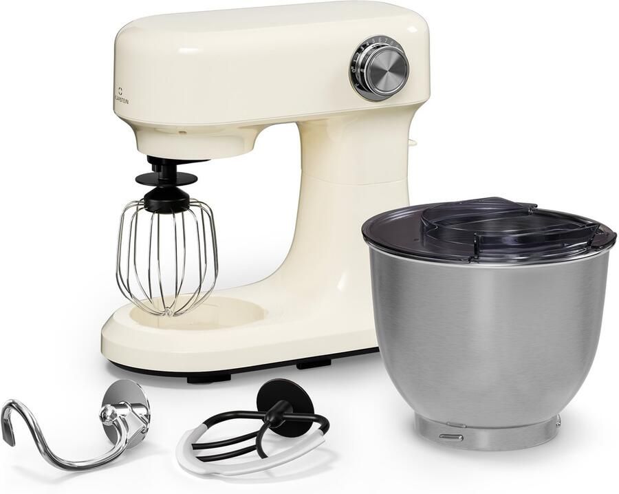 Klarstein Bella Evo 1500W keukenrobot – 5 liter roestvrijstalen kom 12 snelheden planetaire mixfunctie pulsefunctie deeghaak klopper en garde keukenrobot voor bakken room - Foto 8