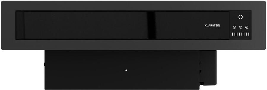 Klarstein Brisa Afzuigkap A+ Energie-efficiëntie 710 m³ h Luchtstroom Stil 42-66 dB Automatische Openklaptechniek Touchbediening LED-Verlichting Roestvrijstaal