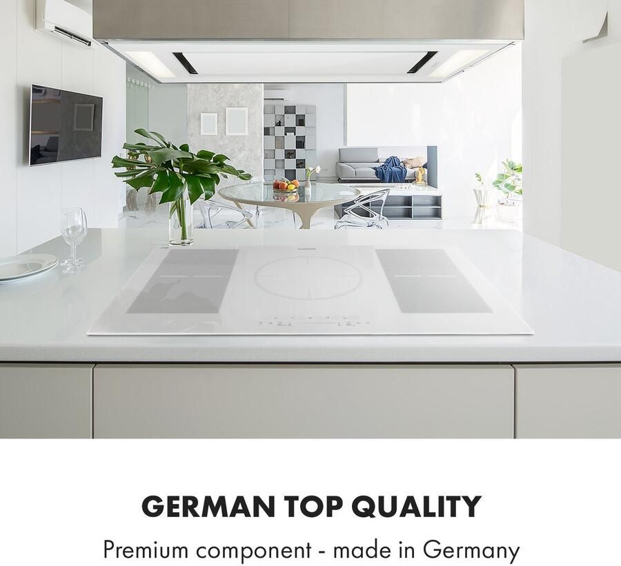 Klarstein Induktionskochfeld Glaskeramik Kochfeld Induktionskochfeld met 5 Platten Einbau Induktionskochfeld met Touch Display Digitalanzeige en Timer Funktion Schnelles Aufheizen 9300 Watt – geschikt voor thuisfitness en sportschoolgebruik du - Foto 2