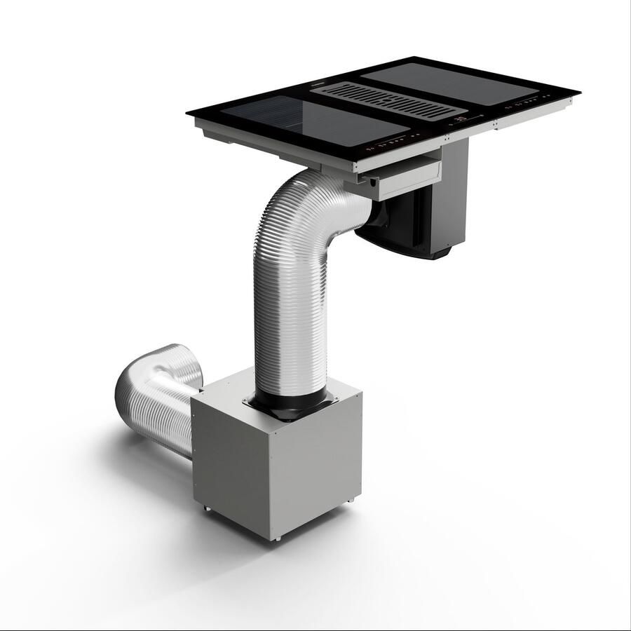 Klarstein Full House 77 Inductiekookplaat Down Air Systeem 77 cm Zwart