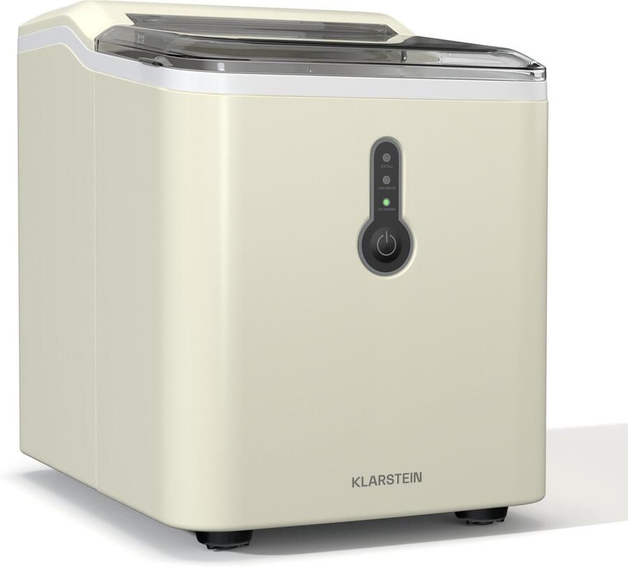 Klarstein IJsblokjesmachine ChillOut 12 kg dag 9 ijsblokjes binnen 8 minuten 120 watt watertank 120 cm voor Bar voor Feest LED Mobiel Ice Maker Ice Cube Maker IJsmaker IJsblokjesmaker Eismaschine