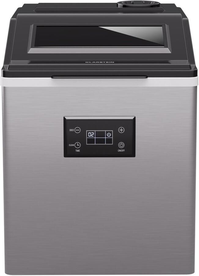 Klarstein IJsblokjesmachine FrostMaster Ice Maker 40 kg Roestvrij staal voor Bar voor Thuis LED IJsschep voor Keuken voor Tuin Ice Cube Maker IJsmaker IJsblokjesmaker Eismaschine voor Feest voor Cocktails
