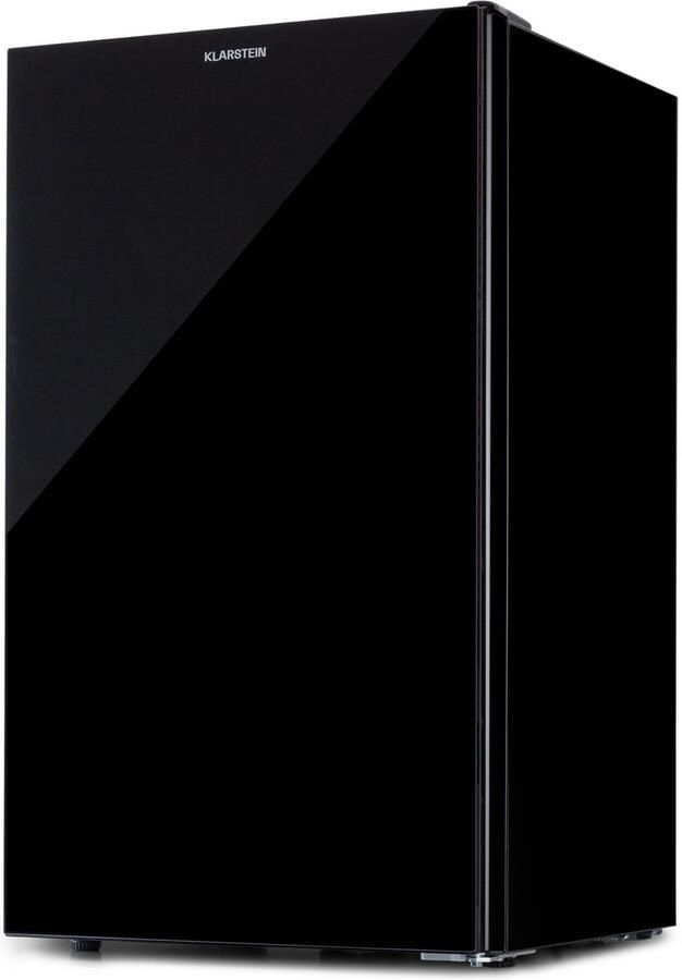 Klarstein IJsblokjesmachine Pluto diepvriezer 1 Thermostaat met 5 standen 0 tot 18 °C met glasfront in verstelbare Betrieb 60 Liter Gesamtvolumen zwart 120 cm voor Bar voor Thuis LED Compact Ice Maker Ice Cube Maker