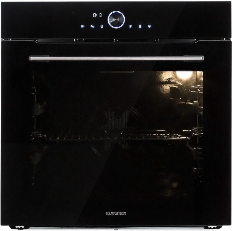 Klarstein Inbouwoven Illuminosa Smart 2800 W 11 functies app-bediening elektrische Oven Bakoven 73L 43 cm voor Keuken Timer glas LED Inbouw Bakoven Built-in Oven Einbau Backofen Bakoven Inbouw