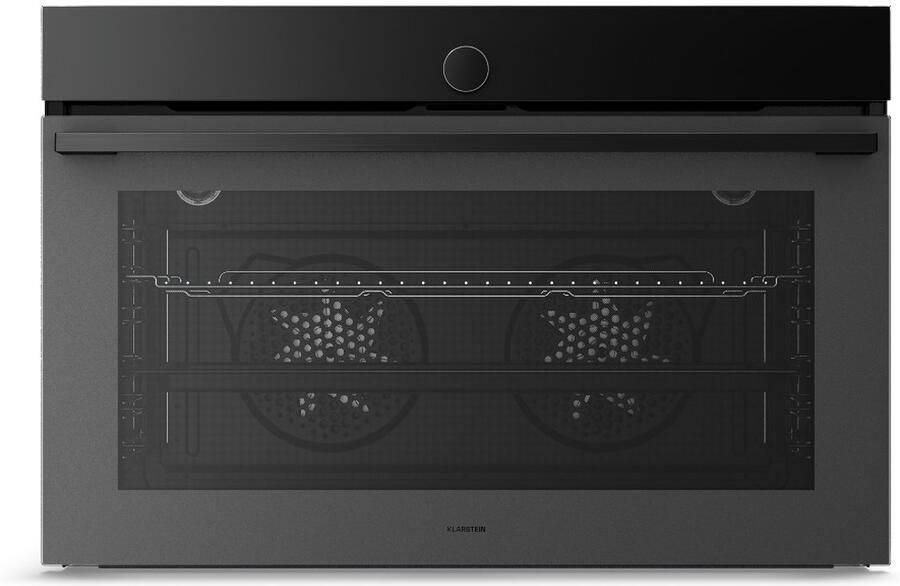 Klarstein Inbouwoven Velaire 90 cm 127 l elektrische oven 16 standen digitale bediening geëmailleerde binnenkant timer kinderslot energieklasse A geïntegreerde enkele oven matglazen ontwerp 127L voor Keuken