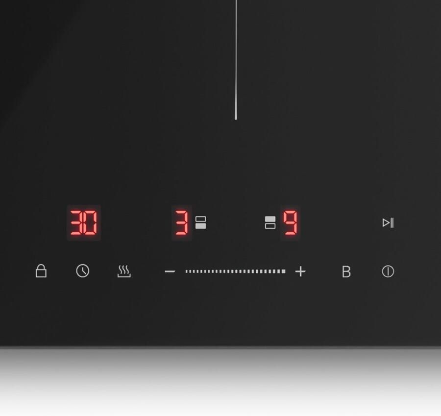 Klarstein Inductiekookplaat PowerGlide 2-zone inbouw inductiekookplaat 3500 W boost touchslider timer kinderslot restwarmte-indicator keramisch glas 30 cm zwart Induction Hob Inductie Kookveld - Foto 2
