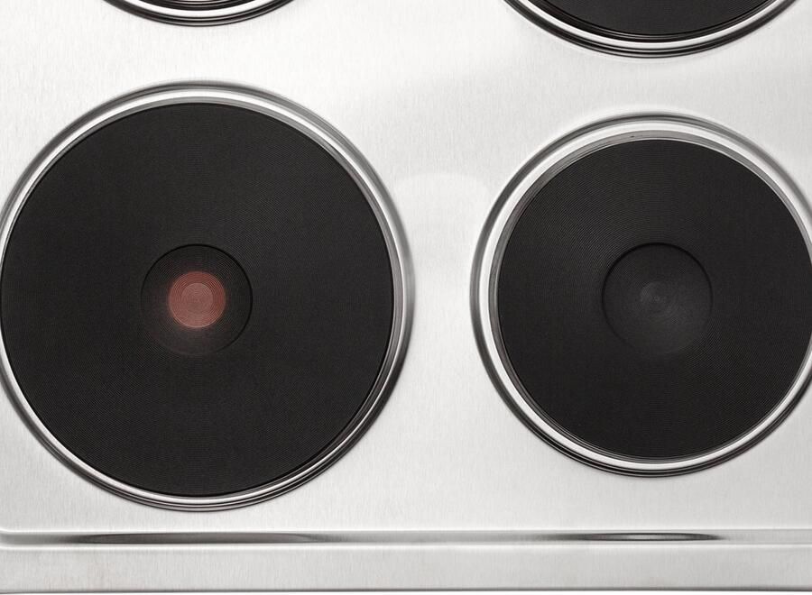 Klarstein Appetito Massekochfeld Einbau Restwärmeanzeige Drehknöpfe 6 Leistungsstufen Elektrisch Herdplatten Edelstahl 4 Platten Zonen 5500 Watt silber – geschikt voor thuisfitness en sportschoolgebruik duurzame constructie eenvoudig te mo - Foto 4