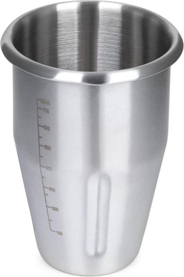 Klarstein Krachtpatser RVS beker accessoire 1 liter RVS zilver