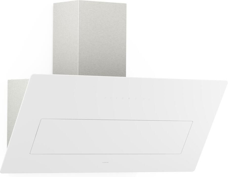 Klarstein Sleekair Afzuigkap – 90 Cm Wandkap 718 M³ H A++ Energie-Efficiëntie Touch-Bediening Led 2700–6500 K Wit Luchtafvoer & Recirculatie Stille Eco Home-Functie