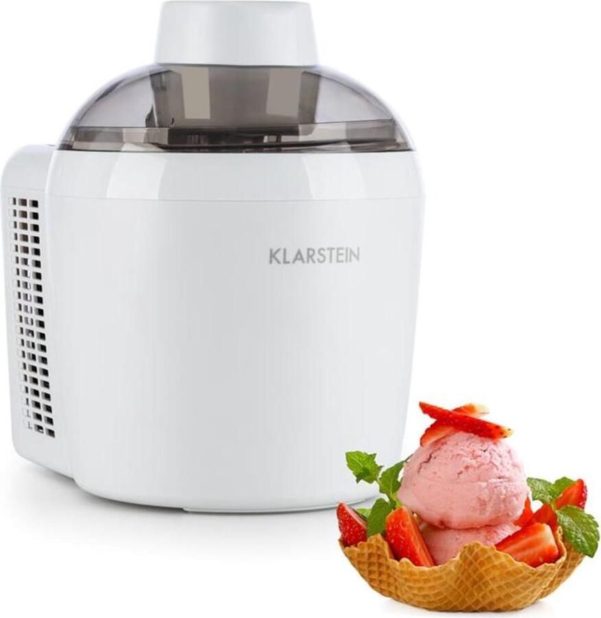 Klarstein Sneeuwvlokje thermo-elektrische ijsmachine 700 ml fluisterzacht wit