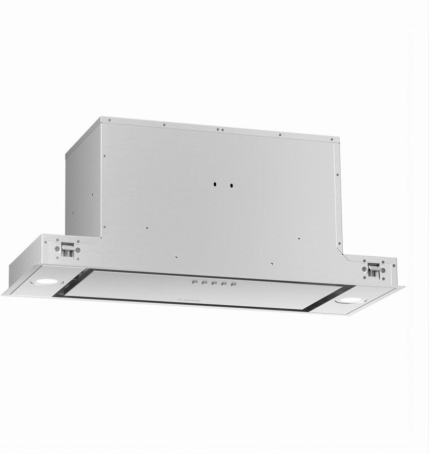 Klarstein TurboMax Onderbouw-afzuigkap 75cm onderbouwkap 382 m³ u luchtstroom Energie-efficiëntie A+ LED-verlichting 3 ventilatiestanden Koolstoffilter Wit
