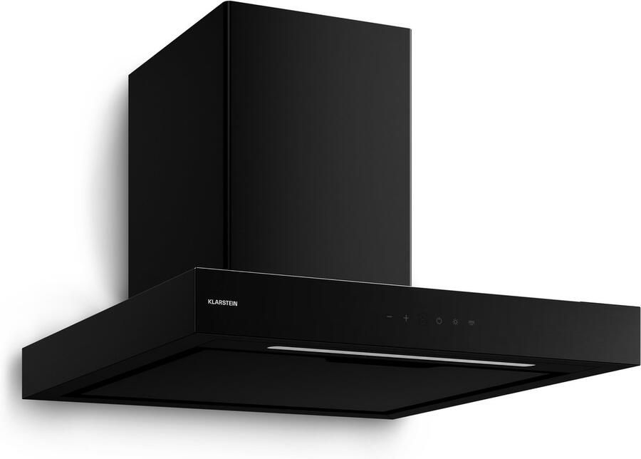 Klarstein Vapura wandafzuigkap – afzuigkap 609 m³ h warmtesensor touch control ledverlichting energieklasse A++