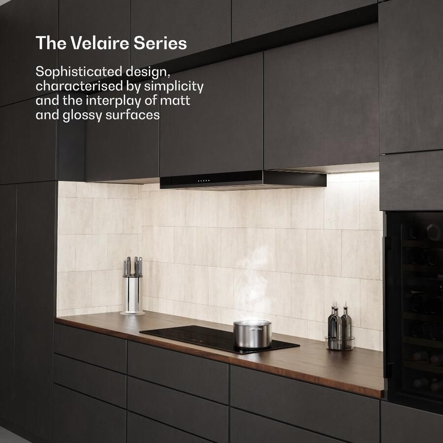 Klarstein Velaire inductiekookplaat 4-zone inbouw inductiekookplaat 7000 W boost touchbediening timer kinderslot warmte-indicator 90 cm keramisch glas strak design