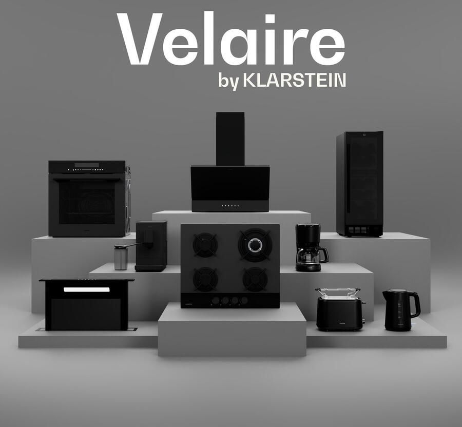 Klarstein Inductiekookplaat Velaire 5-pits inbouw inductiekookplaat 7200 W boost touchbediening timer kinderslot warmte-indicator glazen oppervlak 90 cm voor Keuken Restwarmte-Indicator Induction Hob Inductie Kookveld - Foto 2
