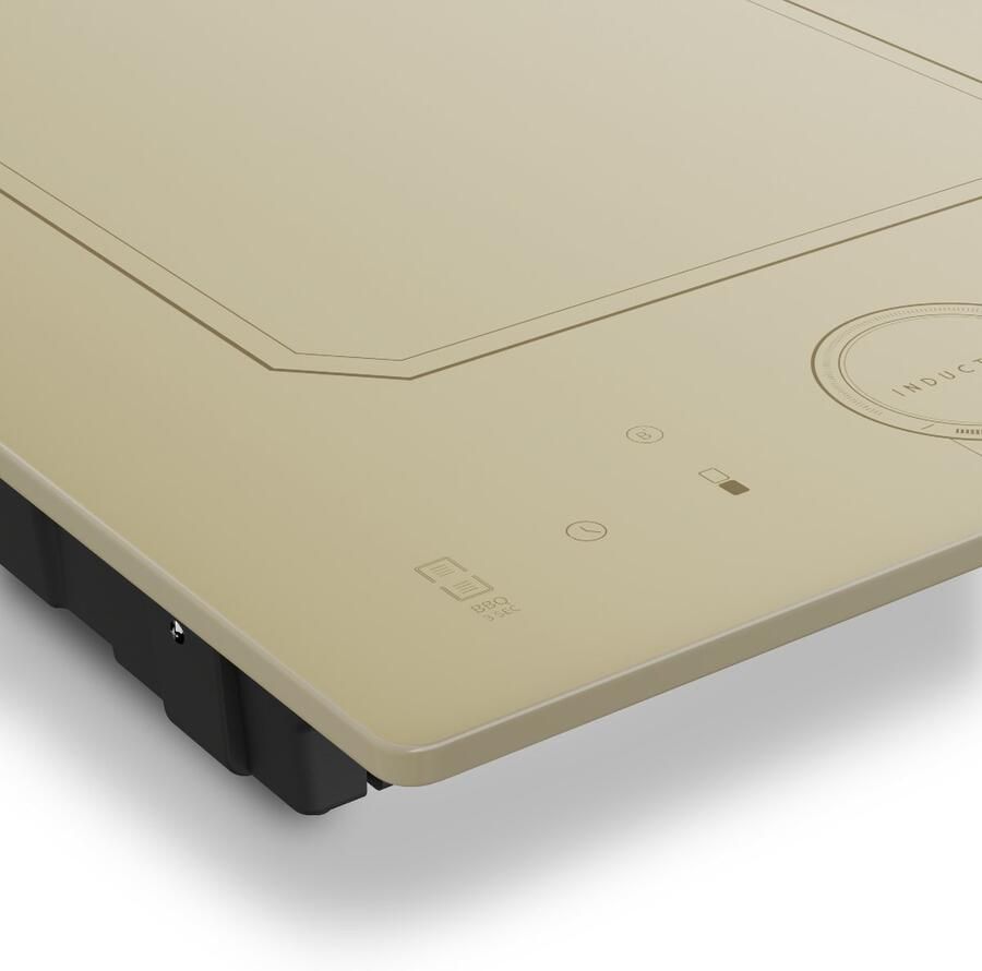 Klarstein Victoria Domino Inductiekookplaat Flexzone Technologie Zelfvoorzienend Inbouwkookplaat 29 Cm 2 Zones 3500 Watt Booster Temperatuuropslag Timer Glaskeramiek Energiezuinig VarioHeating Flexibel Ivoor - Foto 4