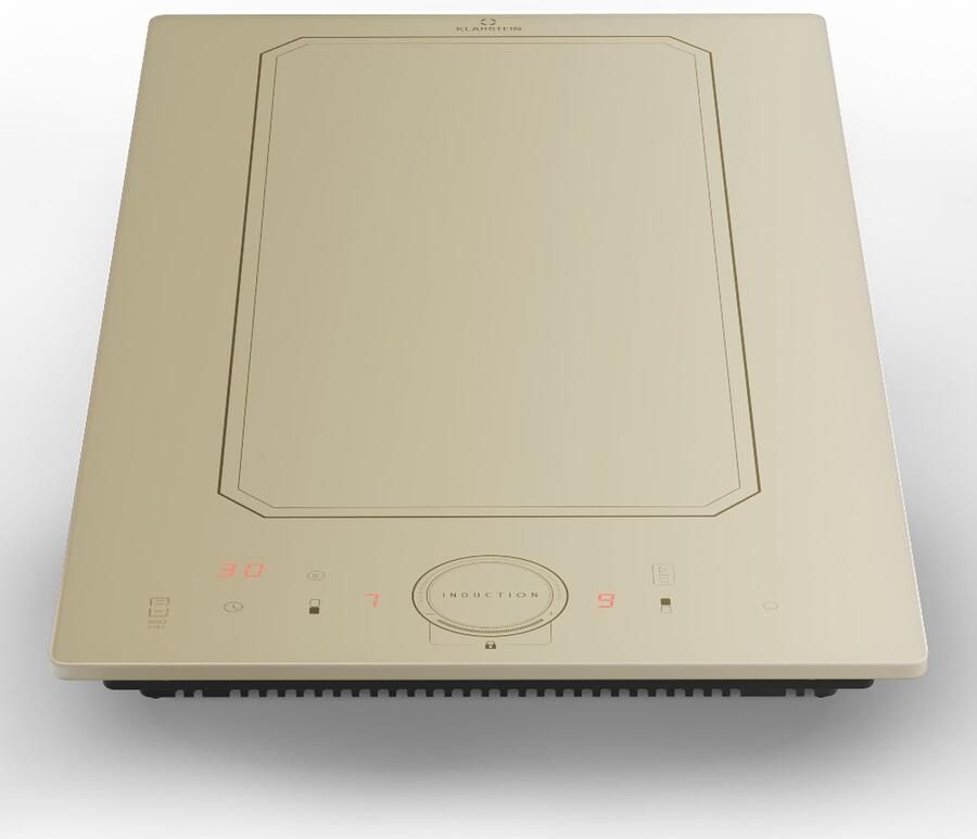 Klarstein Victoria Domino Inductiekookplaat Flexzone Technologie Zelfvoorzienend Inbouwkookplaat 29 Cm 2 Zones 3500 Watt Booster Temperatuuropslag Timer Glaskeramiek Energiezuinig VarioHeating Flexibel Ivoor - Foto 12